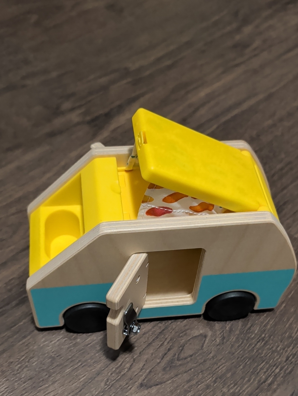 Lovevery | Wooden Camper Van Toy Locking Doors Montessori Toddler Play